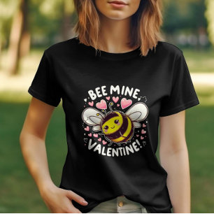 T-shirt Mine d'abeilles Valentine Sweet Honeybee Love