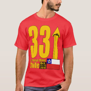 T-shirt Mine de San Jose, délivrance de mineur du Chili -