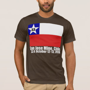 T-shirt Mine de San Jose, délivrance de mineur du Chili -