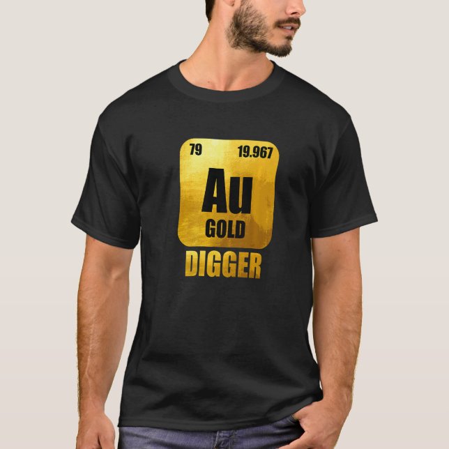 T-shirt Mine d'or Aurum Prospector Gold (Devant)