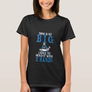 T-shirt Mine est si grosse humour grave pêche insinuation