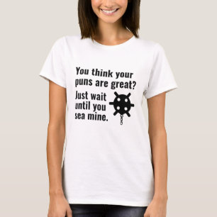 T-shirt Mine Marine Pun