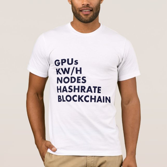 T-SHIRT MINEUR DE CRYPTO (Devant)