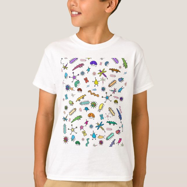 T-shirt Mini Bugs et Mini Beasts (Devant)