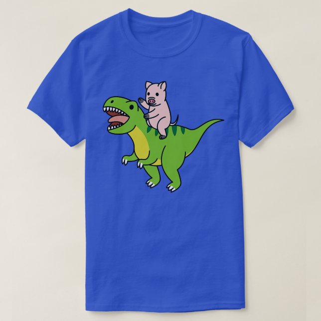T-shirt Mini Cochon T-Rex Dinosaur Animaux de compagnie Pr (Design devant)