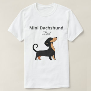 T-shirt Mini Dachshund Papa Cadeau pour propriétai