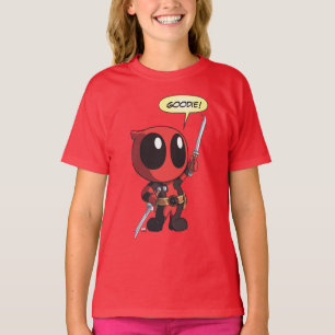 T-shirt Mini Deadpool Avec Deux Épées