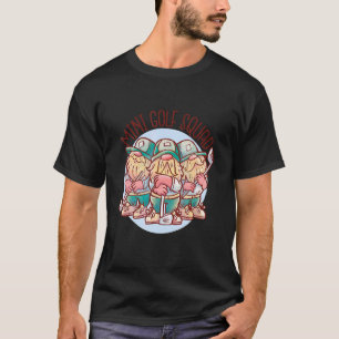T-shirt Mini-Golf Amusant Avec Mini-Golf En Mini-Golf