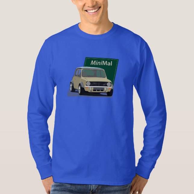 T-shirt mini-mal à manches longues (Devant)
