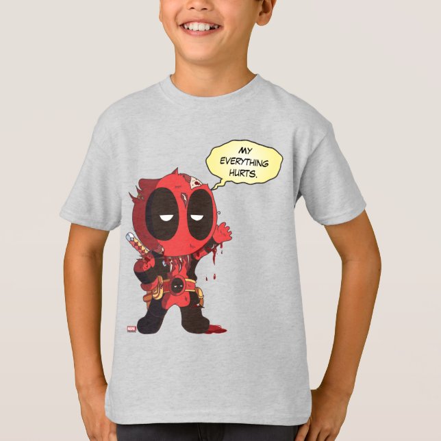 T-shirt Mini Survivant de Deadpool (Devant)