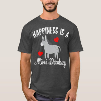 T-shirt Miniature Donkey Mini Donkey Pet Donkey Amateurs