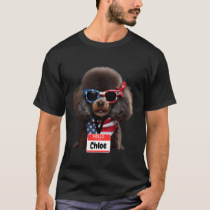 T-shirt Miniature Poodé Chien Chloe Hommes Femmes Enfants