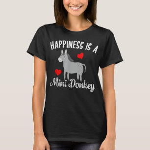 T-shirt Miniature Rancher Donkeys Farmer Mini Amoureux Don
