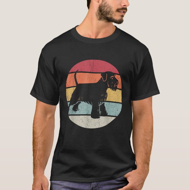 T-shirt Miniature Schnauzer  (Devant)