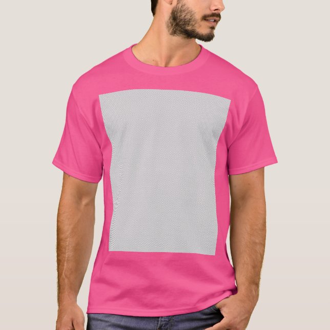 T-shirt Minimal Grey Polka Dot Pattern  (Devant)