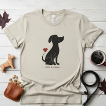 Minimal Pawline Design - Dog Lover Graphic