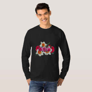 T-shirt Minimalisme Fleur Art en Ligne   Botanique Esthéti