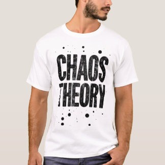 T-shirt Minimalist Chaos Theory Typography