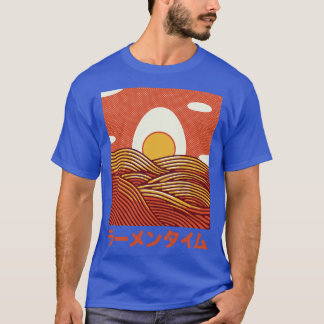 T-shirt Minimalist Sunset Noodles by Tobe Fonseca