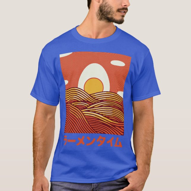 T-shirt Minimalist Sunset Noodles by Tobe Fonseca (Devant)