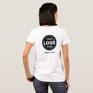 T-shirt Minimaliste Ajoutez votre logo Employé Employé Ent