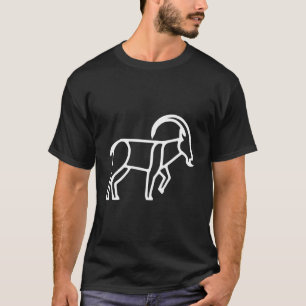 T-Shirt Minimaliste avec Patch de Poitrine en Dess