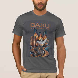 T-shirt Minimaliste Baku Cyber-Terminal Streetwear Urbain 