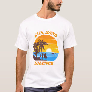 T-shirt Minimaliste de vacances à la plage