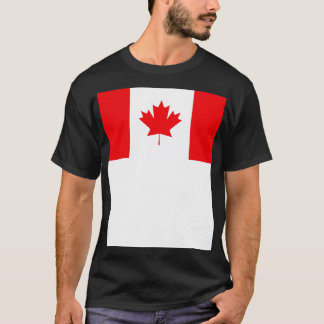T-shirt Minimaliste du drapeau du Canada