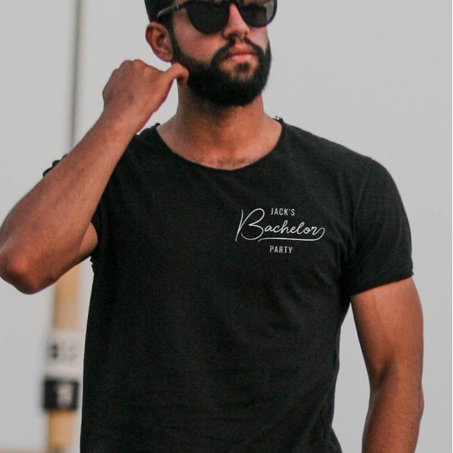 T-Shirt Minimaliste et Élégant pour Enterrement de (Créateur téléchargé)