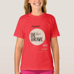 T-shirt minimaliste pour enfants Gr neutre inspi