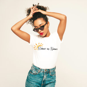 T-shirt Minimaliste "Raffiné par la nature"