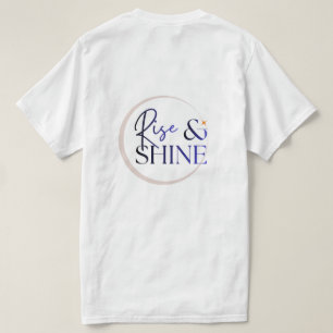 T-shirt minimaliste Rise & Shine