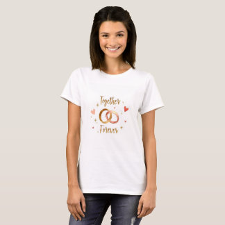 T-shirt minimaliste romantique Ensemble pour toujo
