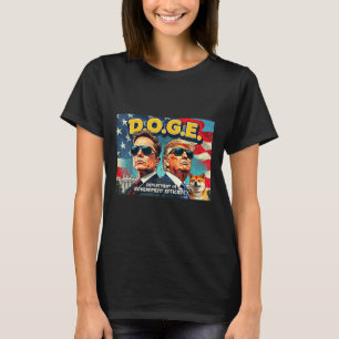T-shirt Ministère de l'Efficacité Gouvernementale Doge Dog