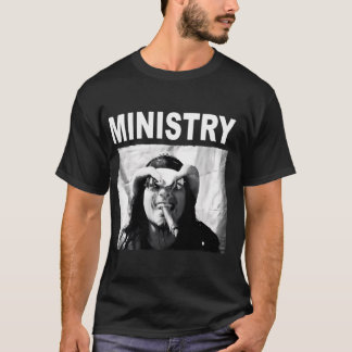 T-shirt Ministère sur noir