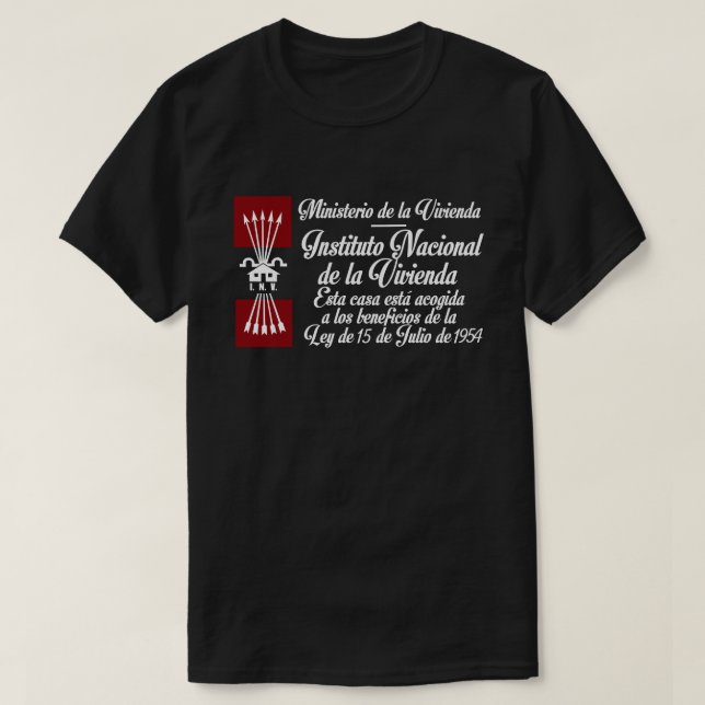 T-shirt Ministerio de la Vivienda (Design devant)
