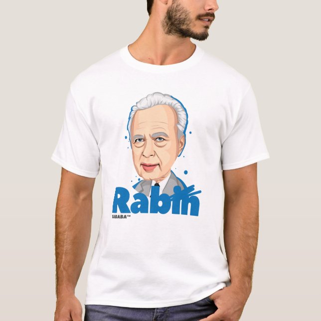 T-shirt Ministre israélien de SABABA™ Rabin premier (Devant)