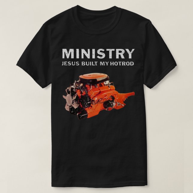 T-shirt Ministry - Official Merchandise - Jesus Built My H (Design devant)