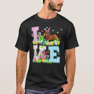 T-shirt Mink Chasse aux oeufs de Pâques Aimer Mink Dimanch