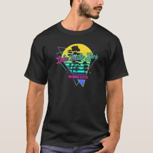 T-shirt Minnesota USA Nostalgale Retro Lake Mille Lacs