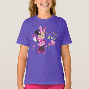 T-shirt Minnie Aider le coeur