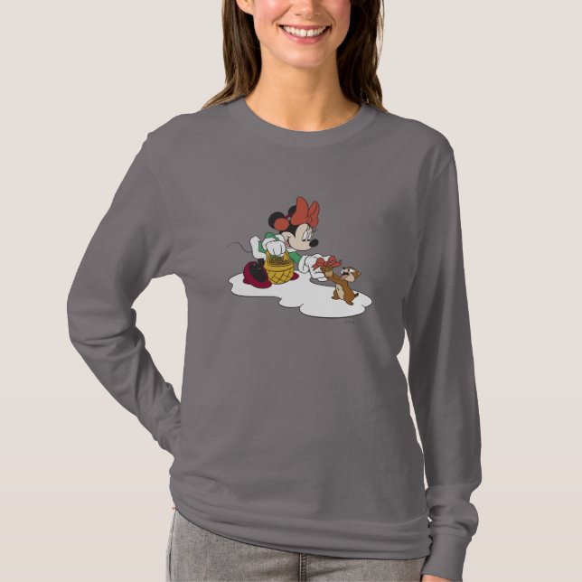 T-shirt Minnie avec un Tamia (Devant)