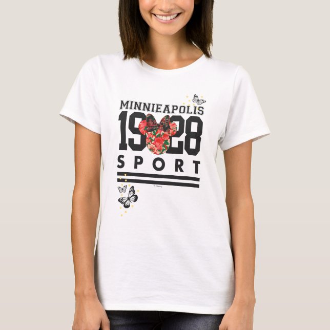 T-shirt Minnie branchée | Sport 1928 (Devant)