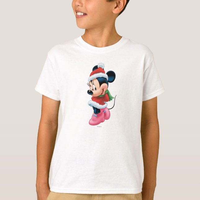 T-shirt Minnie en tenue de vacances (Devant)