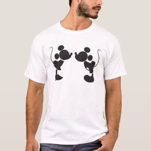 T-shirt Minnie et Mickey Silhouette