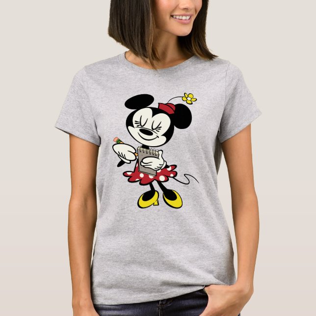 T-shirt Minnie française | Serveuse (Devant)