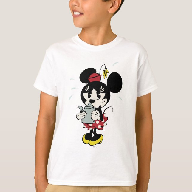 T-shirt Minnie française | Thé chaud (Devant)