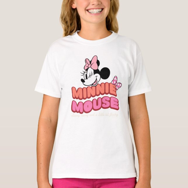 T-shirt Minnie Mouse Classy Sassy and Flashy (Devant)