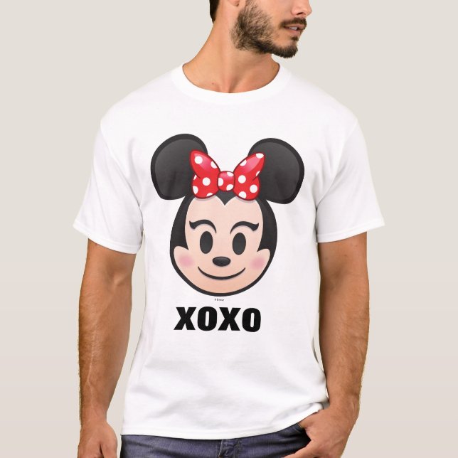 T-shirt Minnie Mouse Emoji (Devant)